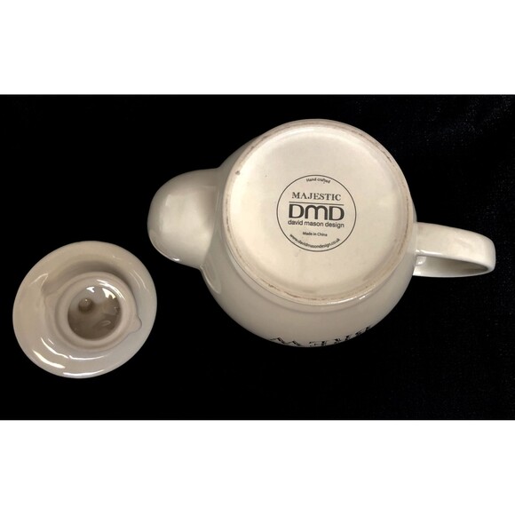Ceramic Coffee Pot Tea Pot Royal Brew by David Mason Design Majestic Pattern. - Picture 5 of 7